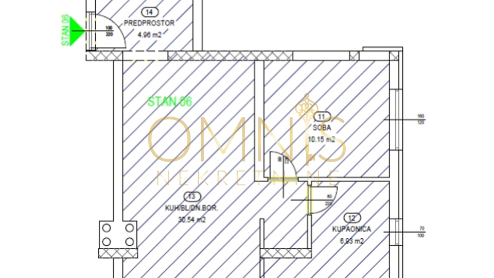 Rešetari - 2S+DB, 72,42 m2, novogradnja!